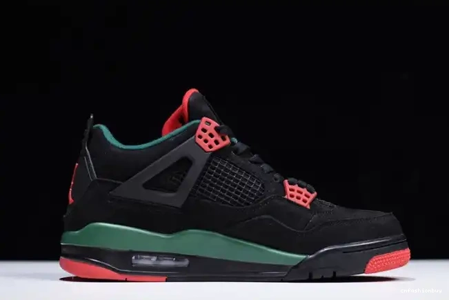 Gorge Black GUCC AQ3816-063 NRG Air 4 Red Green-Varsity Jordan 0619